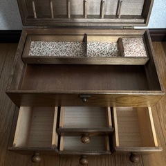 裁縫箱　ソーイングボックスの画像
