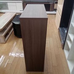 ★リユースのサカイつくば店★TK6317  収納ラック ブラウン H94×D30×W70 クリーニング済みの画像