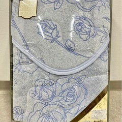SNT817 未使用 京都西川 シンカージャカード 敷パッド ブルー 100×205cm パイル/綿100% 保管品 シングル 寝具の画像