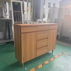 大阪❗️♻️エコマックス♻️配送も可🙌⭕️「43」ナチュラルウッド モダンキャビネットの画像