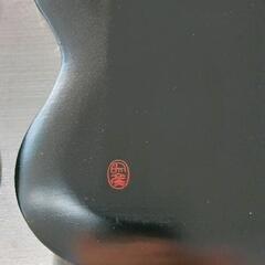 0828-112 象彦 木製 瓢箪 盆 茶道具　菓子器【2枚セット】の画像