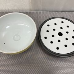 【お売りします】 有田焼　EXCERAM　エクセラム　タジン　蒸し器　鍋　黄色　の画像