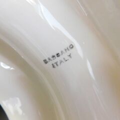 【JM727】 Bassano Italy バッサーノ イタリー イタリア製 金彩 コラム 陶器 花台 made in Italy 高さ123cmの画像