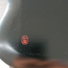 0828-114 象彦 木製 瓢箪 盆 茶道具　菓子器【2枚セット】の画像