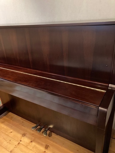 【お取引き先決定】カワイ　アップライトピアノ　木目調