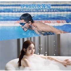 水泳対応 骨伝導イヤホン MP3内蔵32GB 完全防水 Bluetooth5.4の画像
