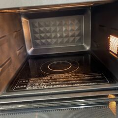 ニトリ　オーブンレンジ　1000W　2019年モデル　角皿付きの画像