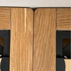 廃盤 無印ベッドフレーム 2点セットの画像