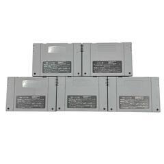 186000 現状品 Nintendo ニンテンドー スーパーファミコン ソフト 5点まとめ売り [1000025331607]の画像