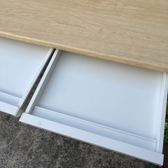 ①オフィス机　オフィス家具　PCデスク　パソコンデスク　事務用品　家具　インテリア　ウッド調【120×70×70】の画像