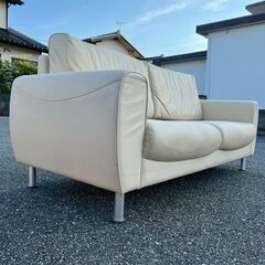 【ジモティ限定特価】 2掛けソファ ラブソファ  J0970Gの画像