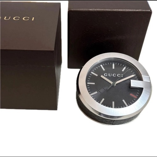 GUCCI 置き時計　クォーツ未使用 グッチ GUCCI  グッチ クォーツ 置き時計  YC210007