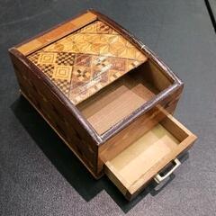 0828-259 寄木細工　小物入れの画像