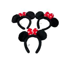 186001 Disney ディズニー ミニーマウス　リボン　カチューシャ 6点まとめ売り [241210HM070355]の画像