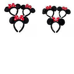 186001 Disney ディズニー ミニーマウス　リボン　カチューシャ 6点まとめ売り [241210HM070355]の画像