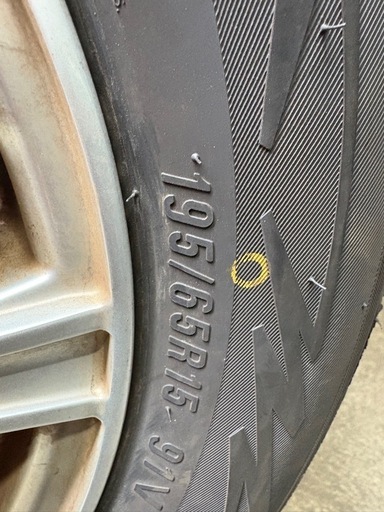 今日明日限定価格　イボあり195/65R15 夏タイヤ&ホイール  