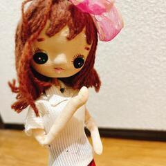 昭和レトロ ポーズ人形の画像