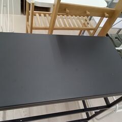 リユースのサカイ栃木店★ジモティ割あり★  キャスターワゴン ブラック W80×D40×H76 クリーニング済み TC10410の画像
