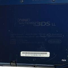 186000 現状品 Nintendo 任天堂 ニンテンドー3DS New ニンテンドー3DS LL RED-001  メタリックブルー [1000025418162]の画像