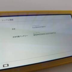 【良品】Nintendo Switch Lite/HDH-001/2023年製/イエローの画像
