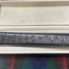VERO STRUZZO MADE IN ITALY ベルトオーストリッチレザーの画像