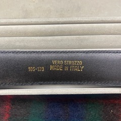 VERO STRUZZO MADE IN ITALY ベルトオーストリッチレザーの画像