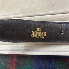 VERO STRUZZO MADE IN ITALY ベルトオーストリッチレザーの画像
