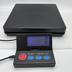電子郵便はかり　2g単位で、最大50kgまで計量可能、隔測式 デジタル台はかり スケール 電子秤 風袋機能、オートオフ機能の画像