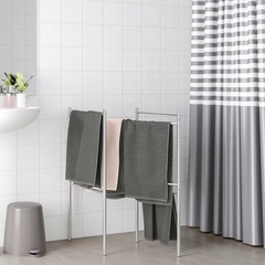 IKEA タオルハンガー　タオルかけ　物干し　ステンレスの画像