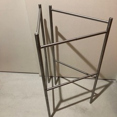 IKEA タオルハンガー　タオルかけ　物干し　ステンレスの画像