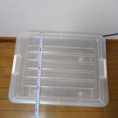 収納ケース　衣装ケース　プラスチックケース　キャスター付の画像