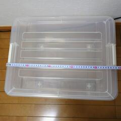 収納ケース　衣装ケース　プラスチックケース　キャスター付の画像