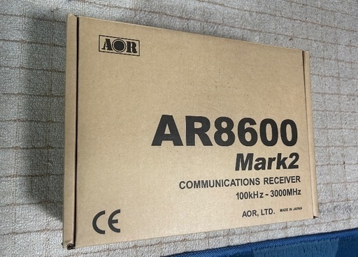 AOR AR8600MKⅡ展示品　広帯域オールモード受信機