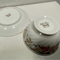 ホワイトボーン　コーマ 5客 セット  カップ＆ソーサー ティーカップ 食器 洋食器  0828-015の画像