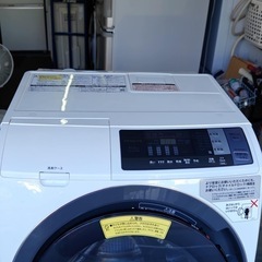北九州市内配送無料　保証付き BD-SG100BL-W ドラム式洗濯乾燥機 ビッグドラム ホワイト [洗濯10.0kg /乾燥6.0kg /ヒートリサイクル乾燥の画像