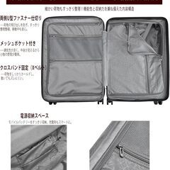 [Soolom] スーツケース,ブラック, Sサイズ/機内持込 （1-3泊）新品の画像