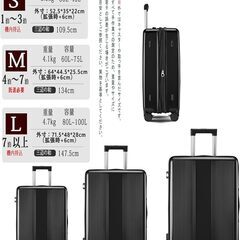 [Soolom] スーツケース,ブラック, Sサイズ/機内持込 （1-3泊）新品の画像