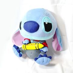 オーバーオール スティッチ ぬいぐるみ／約40cm（ディズニー）の画像