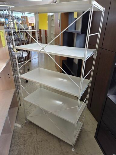 J8576 【リユースのサカイ柏店】無印良品 5段ラック クリーニング済み