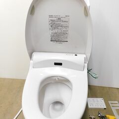 【JM729】設置のみ 実用未使用 ジャニス工業 トイレセット 便器+タンク+温水便座セット JCS-210DRN BW1 SC8010-SGA BW1 SV2002-1EH BW1の画像