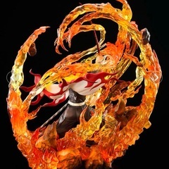 ベルファイン　アニメ　鬼滅の刃　煉獄杏寿郎　DXver. 炎柱　日輪刀　豪華　フィギュアの画像
