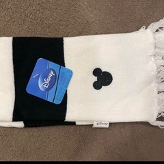 ✨新品✨Disney ミッキーマウス ストライプマフラーの画像