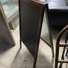 立て看板　No.4082　ショップサイン　折りたたみ　【リサイクルショップどりーむ天保山店】の画像
