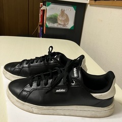 アディダスメンズスニーカー　黒　27cmの画像