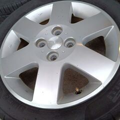 夏 ダイハツ純正 165/55R15【富山】タント ムーヴ ミラ イース ジーノ ココア トコット キャスト ウェイク エッセ 中古4本 15インチ 夏 ピレリの画像
