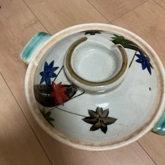 鍋 楓 銀杏 和柄の画像