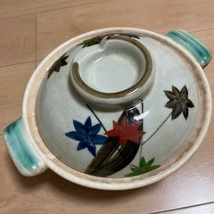 鍋 楓 銀杏 和柄の画像