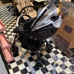 【リサイクルサービス八光】幅49.7㎝　コンビ　A型ベビーカー　メチャカルハンディオート４キャスエッグショックHFの画像