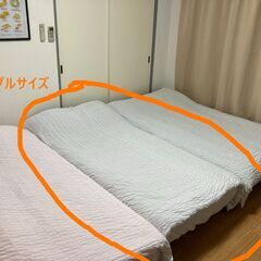 脚付きシングルベッド6台　他の家具をまとめて引き取ってくださる方を優先します。の画像