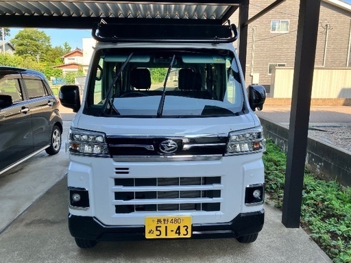 220万　ダイハツ　アトレー　4WD  19000キロ　車検あり　不具合無し　　オートマ　　カーナビ　　ETC    テレビ　　ハード